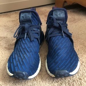Adidas NMD navy blue hood condition